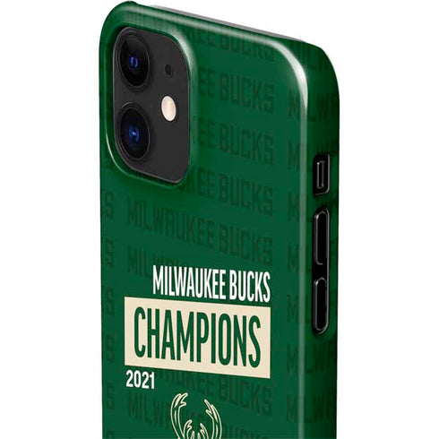 NBA Milwaukee Bucks 2021 Champions iPhone 12 Mini Lite Case
