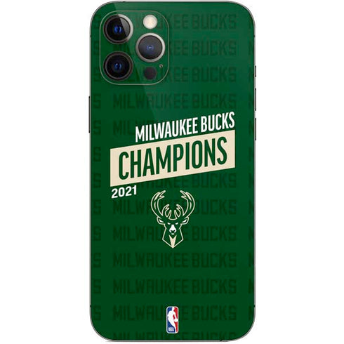 NBA Milwaukee Bucks 2021 Champions iPhone 12 Pro Max Skin