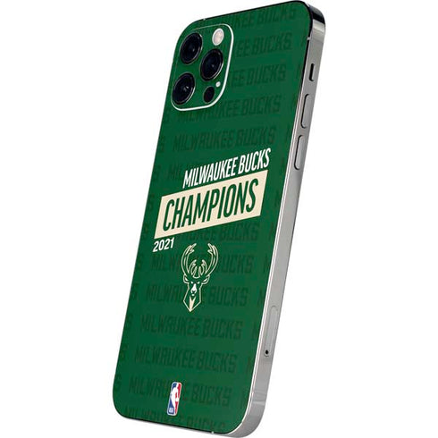 NBA Milwaukee Bucks 2021 Champions iPhone 12 Pro Max Skin