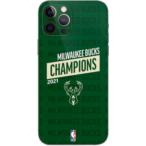 NBA Milwaukee Bucks 2021 Champions iPhone 12 Pro Skin