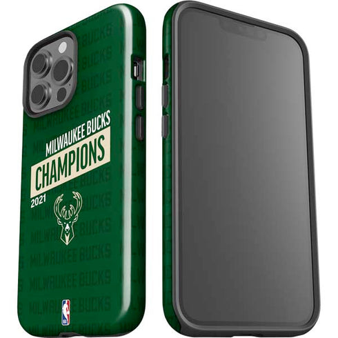 NBA Milwaukee Bucks 2021 Champions iPhone 13 Pro Max Impact Case