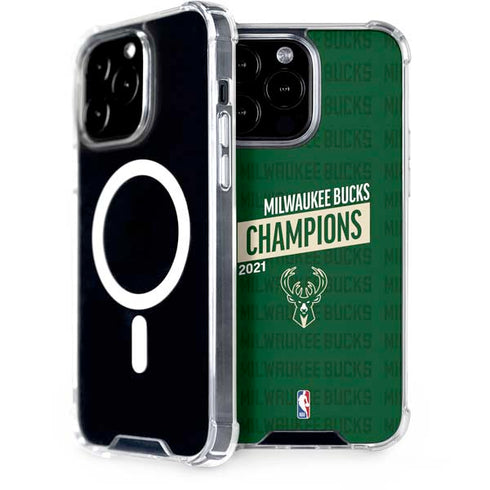 NBA Milwaukee Bucks 2021 Champions iPhone 13 Pro Max MagSafe Case