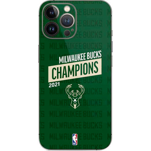 NBA Milwaukee Bucks 2021 Champions iPhone 13 Pro Max Skin