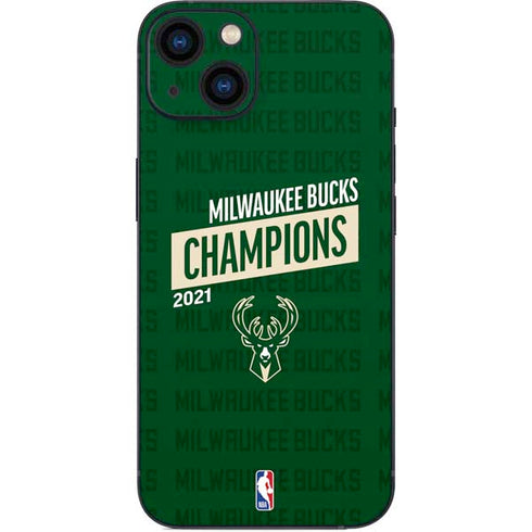 NBA Milwaukee Bucks 2021 Champions iPhone 13 Skin
