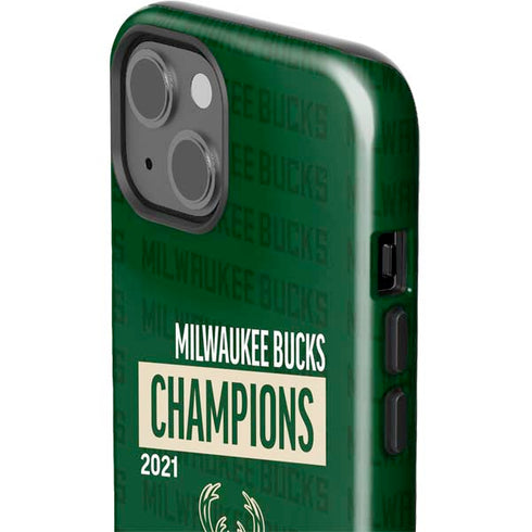 NBA Milwaukee Bucks 2021 Champions iPhone 14 Impact Case