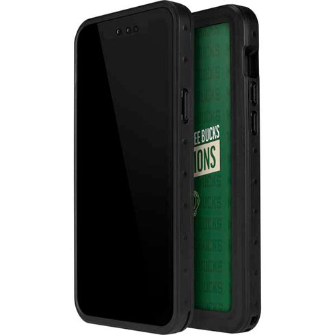 NBA Milwaukee Bucks 2021 Champions iPhone 14 Pro Max Waterproof Case