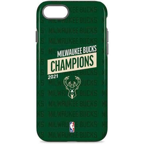 NBA Milwaukee Bucks 2021 Champions iPhone 8 Pro Case