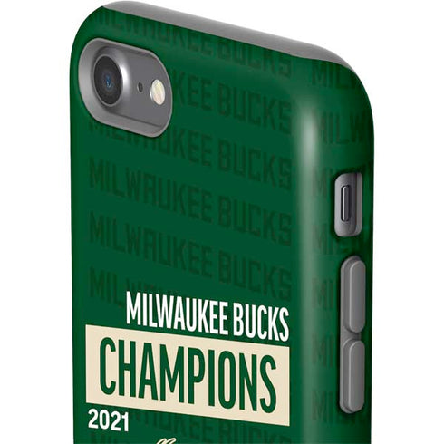 NBA Milwaukee Bucks 2021 Champions iPhone SE (2nd & 3rd Gen) Pro Case