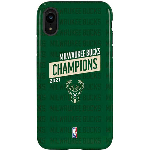 NBA Milwaukee Bucks 2021 Champions iPhone XR Pro Case
