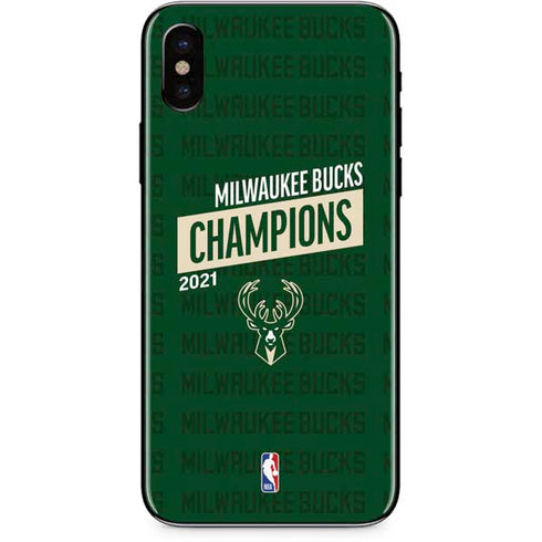 NBA Milwaukee Bucks 2021 Champions iPhone XS Max Skin