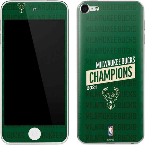 NBA Milwaukee Bucks 2021 Champions Apple iPod Skin