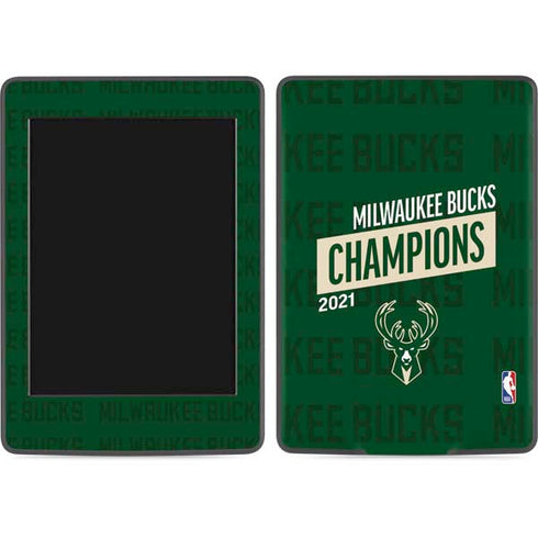 NBA Milwaukee Bucks 2021 Champions Amazon Kindle Skin