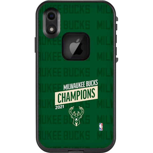 NBA Milwaukee Bucks 2021 Champions LifeProof Fre iPhone Skin
