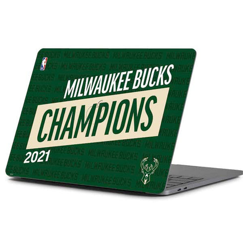 NBA Milwaukee Bucks 2021 Champions Apple MacBook Pro 13-inch Skin