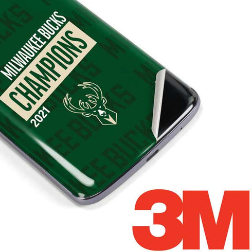 NBA Milwaukee Bucks 2021 Champions Moto E5 Plus Skin