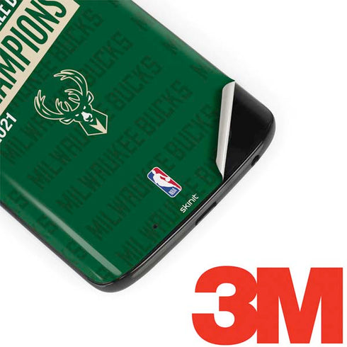 NBA Milwaukee Bucks 2021 Champions Moto G6 Skin