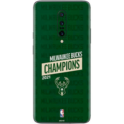 NBA Milwaukee Bucks 2021 Champions OnePlus 7 Pro Skin