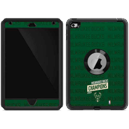 NBA Milwaukee Bucks 2021 Champions Otterbox Defender iPad Skin