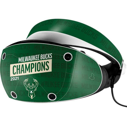 NBA Milwaukee Bucks 2021 Champions PlayStation VR2 Skin