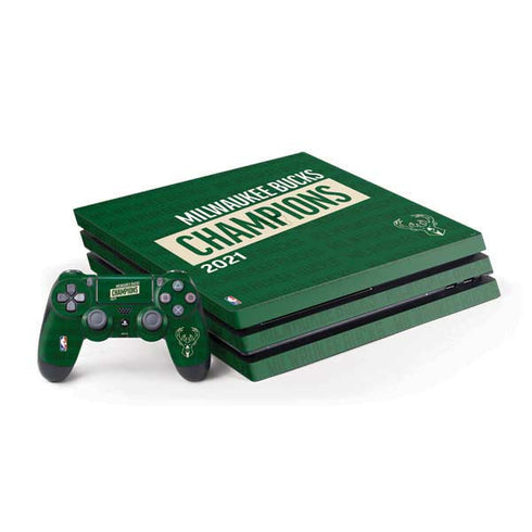NBA Milwaukee Bucks 2021 Champions PS4 Pro Bundle Skin