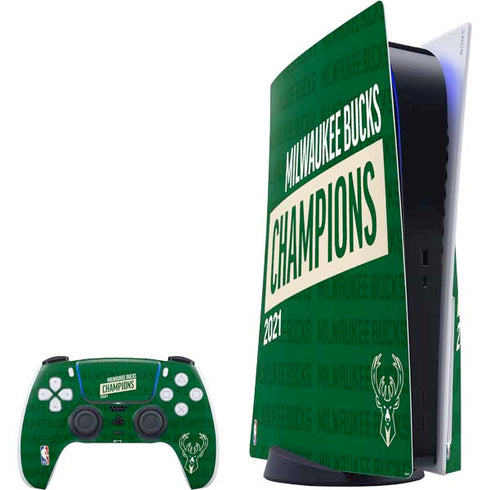NBA Milwaukee Bucks 2021 Champions PS5 Bundle Skin