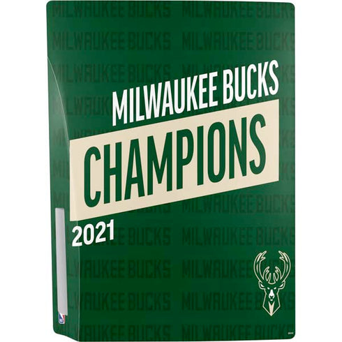 NBA Milwaukee Bucks 2021 Champions PS5 Console Skin