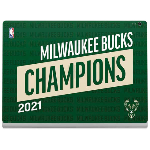 NBA Milwaukee Bucks 2021 Champions Surface Book 2 13.5in Skin