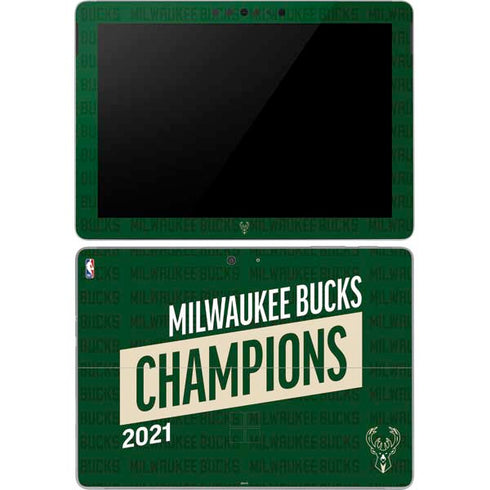 NBA Milwaukee Bucks 2021 Champions Surface Go Skin