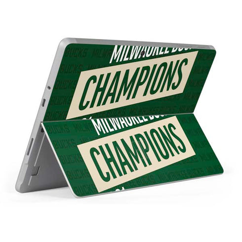 NBA Milwaukee Bucks 2021 Champions Surface Go Skin