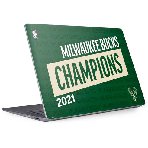 NBA Milwaukee Bucks 2021 Champions Surface Laptop 2 Skin