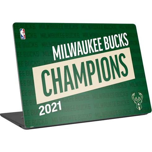 NBA Milwaukee Bucks 2021 Champions Surface Laptop 4 15in Skin