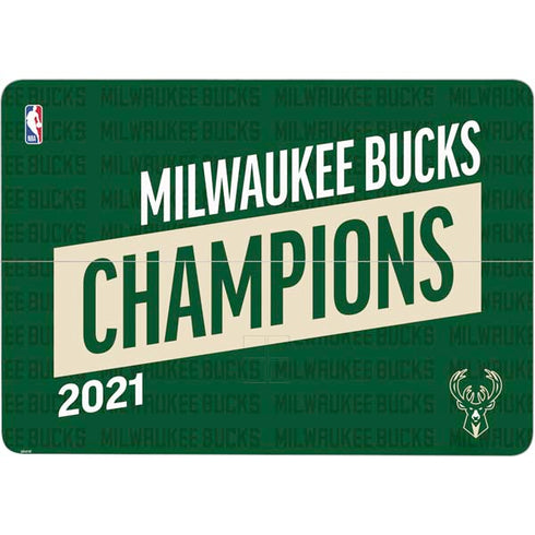 NBA Milwaukee Bucks 2021 Champions Surface Laptop Studio Skin