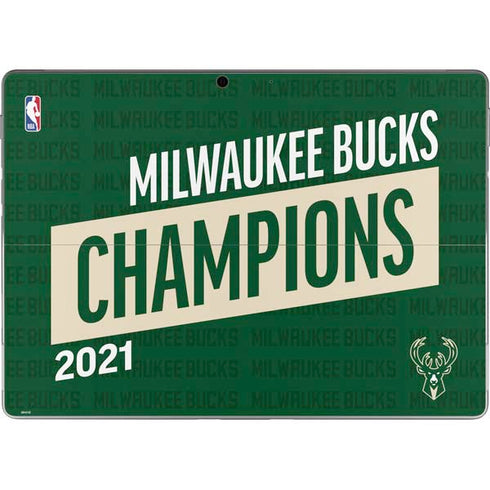NBA Milwaukee Bucks 2021 Champions Surface Pro 9 Skin