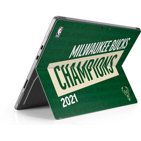 NBA Milwaukee Bucks 2021 Champions Surface Pro 9 Skin
