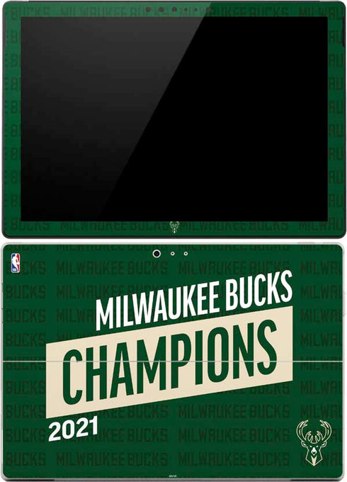 NBA Milwaukee Bucks 2021 Champions Surface Pro (2017) Skin