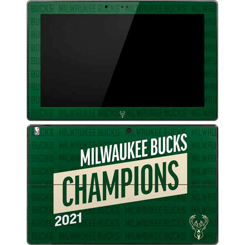 NBA Milwaukee Bucks 2021 Champions Surface Pro Tablet Skin