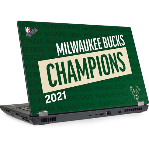 NBA Milwaukee Bucks 2021 Champions Lenovo ThinkPad Skin