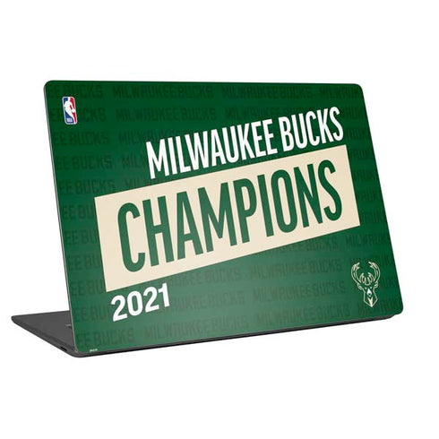 NBA Milwaukee Bucks 2021 Champions Universal Laptop 15in (12.2 x 8.8in) Skin