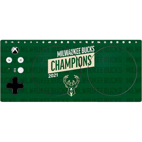 NBA Milwaukee Bucks 2021 Champions Xbox Adaptive Controller Skin