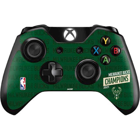 NBA Milwaukee Bucks 2021 Champions Xbox One Controller Skin
