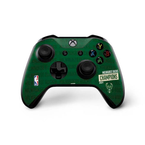 NBA Milwaukee Bucks 2021 Champions Xbox One X Controller Skin