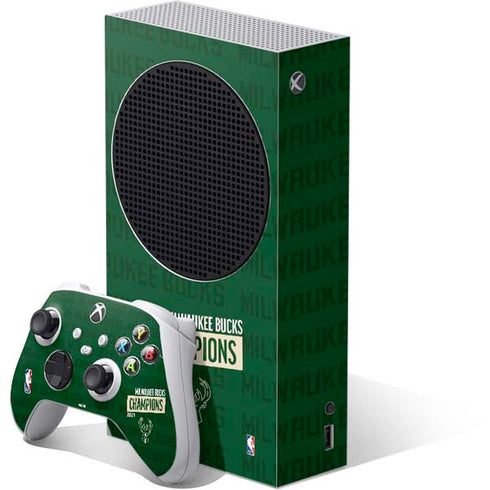 NBA Milwaukee Bucks 2021 Champions Xbox Series S Bundle Skin