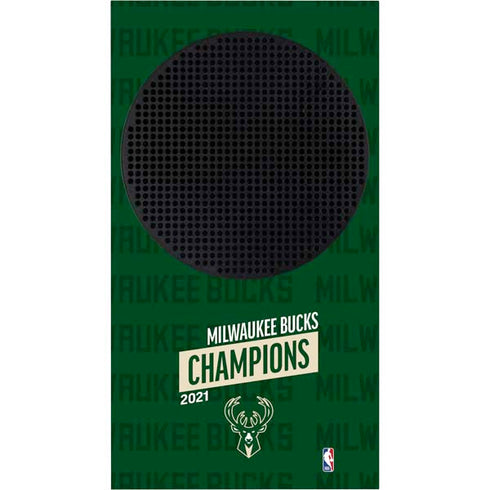 NBA Milwaukee Bucks 2021 Champions Xbox Series S Skins