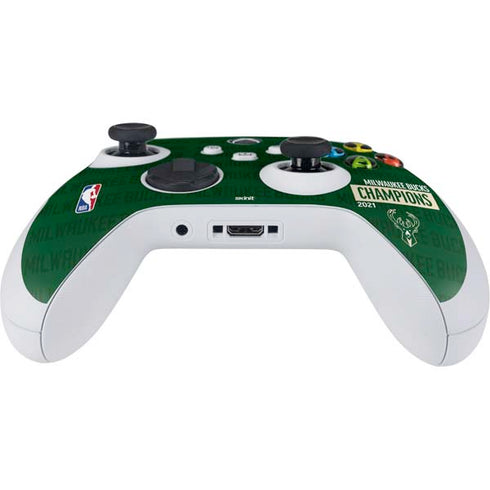 NBA Milwaukee Bucks 2021 Champions Xbox Series S Controller Skin
