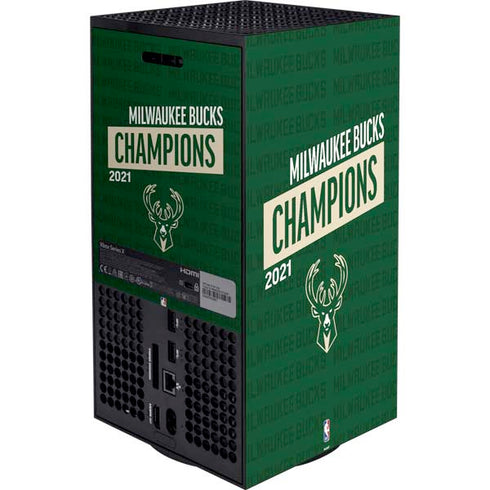 NBA Milwaukee Bucks 2021 Champions Xbox Series X Bundle Skin