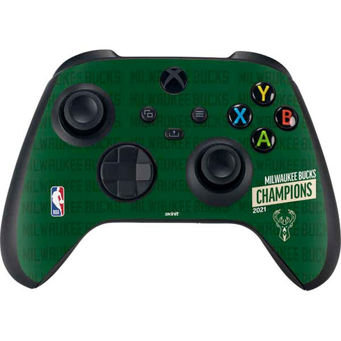 NBA Milwaukee Bucks 2021 Champions Xbox Series X Controller Skin
