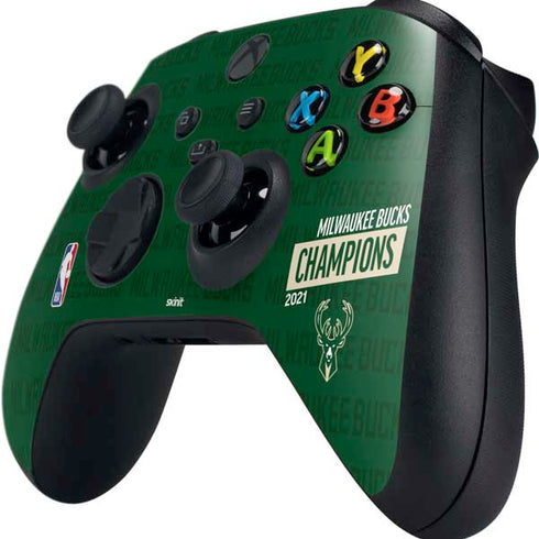 NBA Milwaukee Bucks 2021 Champions Xbox Series X Controller Skin