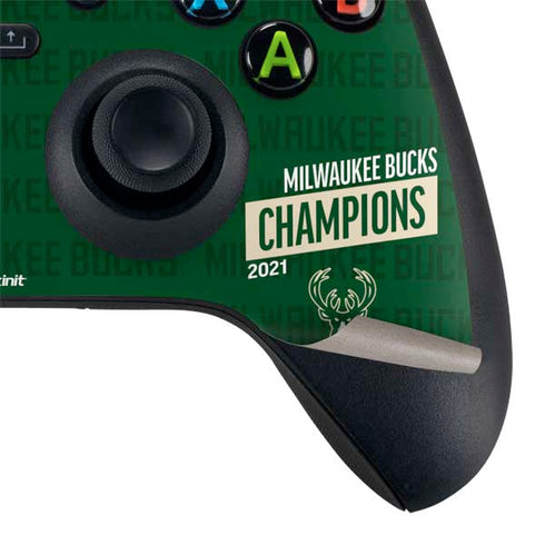 NBA Milwaukee Bucks 2021 Champions Xbox Series X Controller Skin