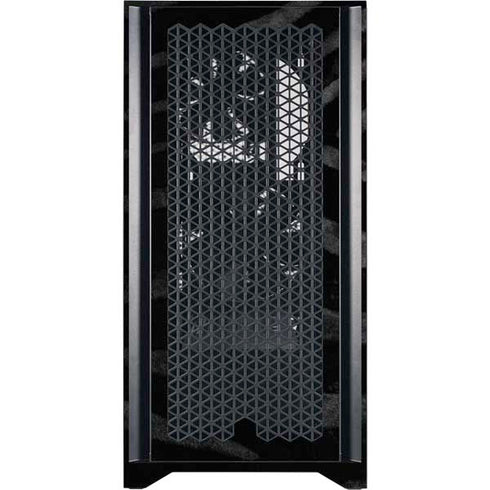NBA Milwaukee Bucks Animal Print Black Corsair 4000D Tempered Glass Mid-Tower ATX Case Skin