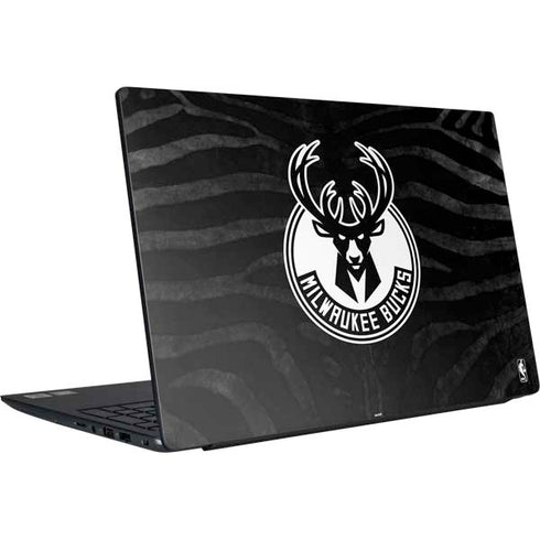 NBA Milwaukee Bucks Animal Print Black Dell Vostro Skin